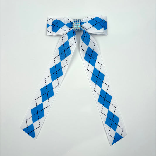 Carolina Collection Blue Argyle Bow