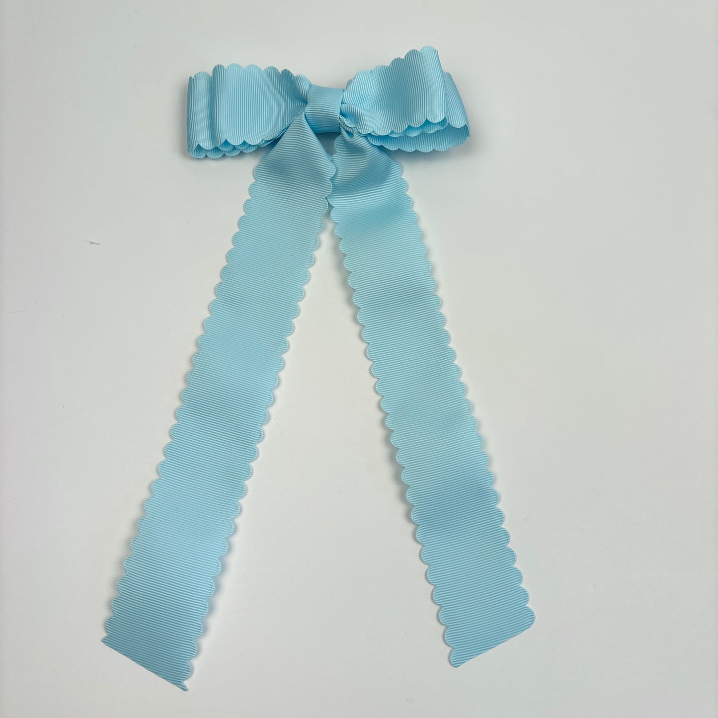 A Summer Collection Light Blue Scalloped