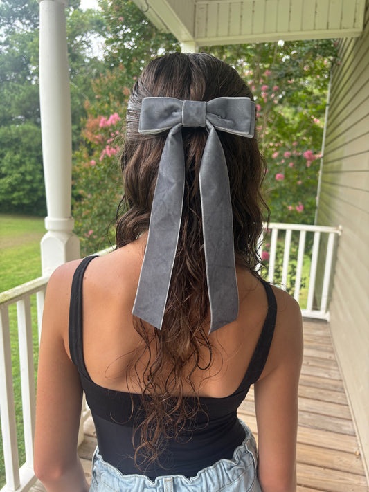 A Summer Collection Grey Velvet