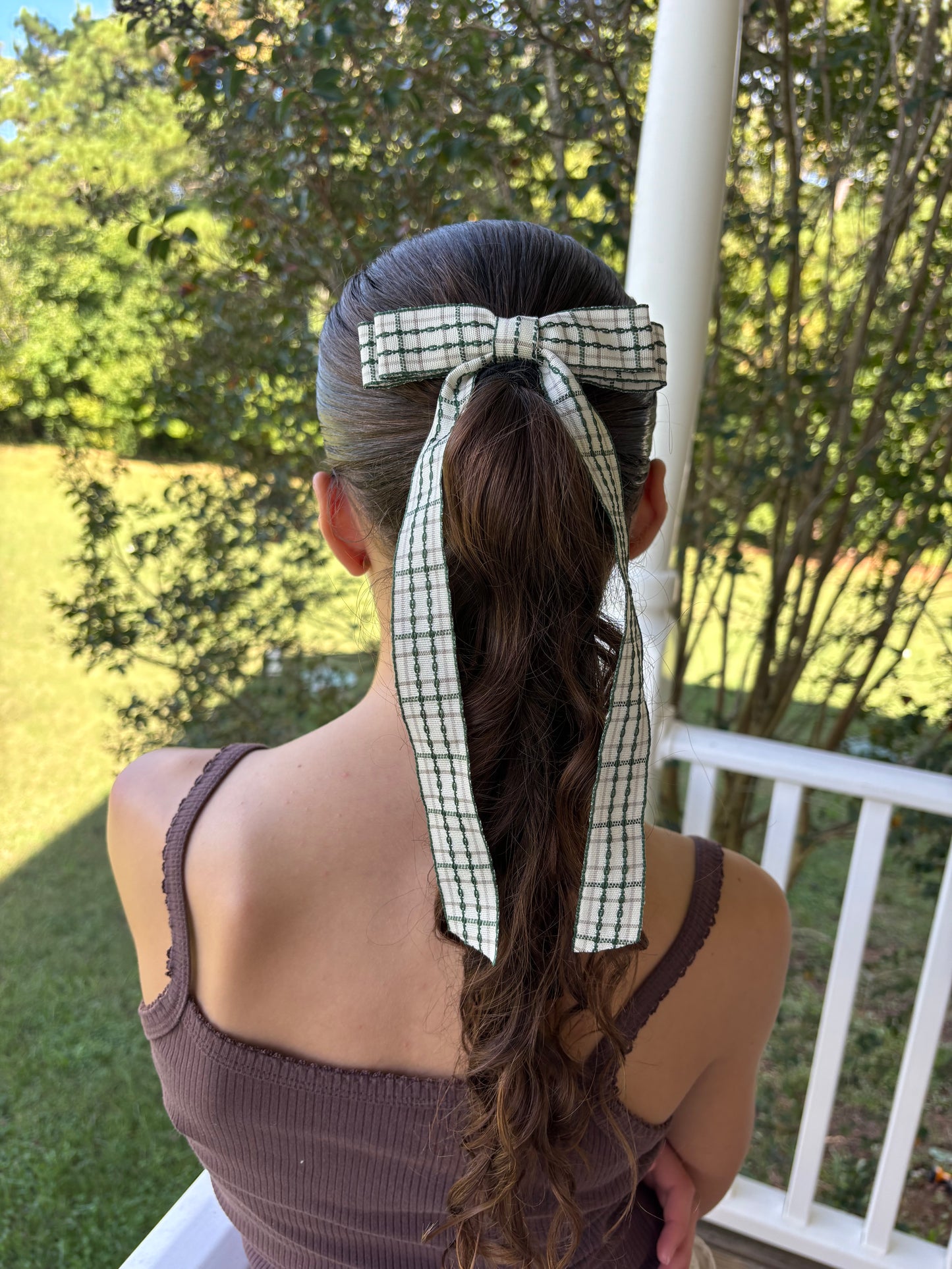 A Fall Collection Hunter Green Gingham