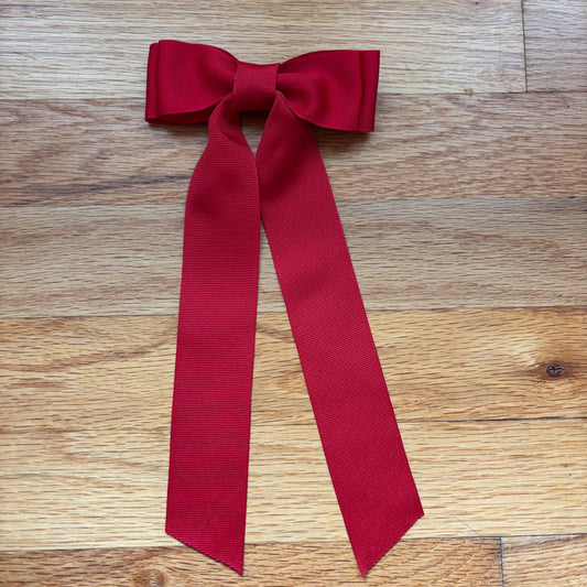 Grosgrain Red Bow